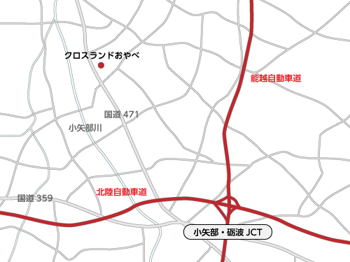 クロスロードの地図