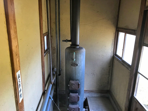 大谷博物館のボイラー室