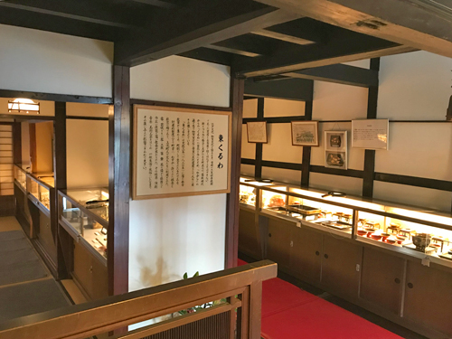 お茶屋美術館の内部