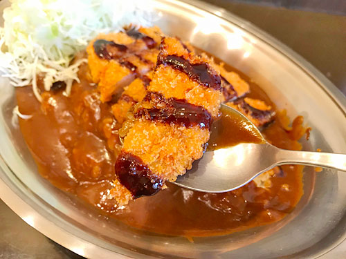 インデアンカレーのトンカツ