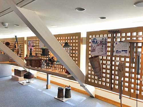 漁師道具の展示