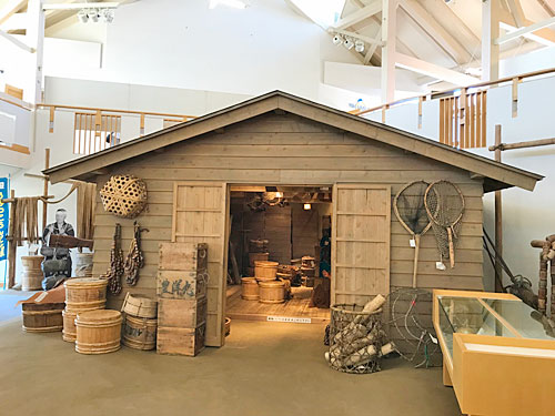 海と渚の博物館の浜小屋