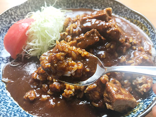 はづ貴のカレールーとライス