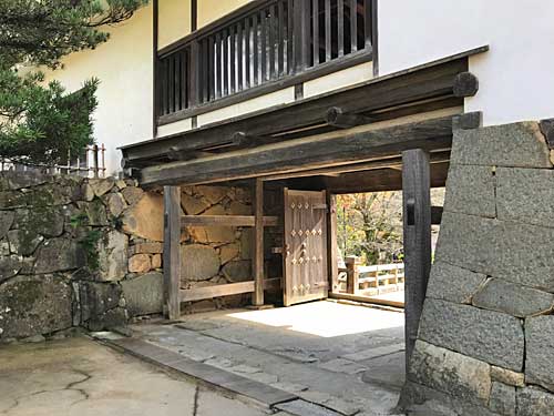 彦根城天秤櫓の裏面