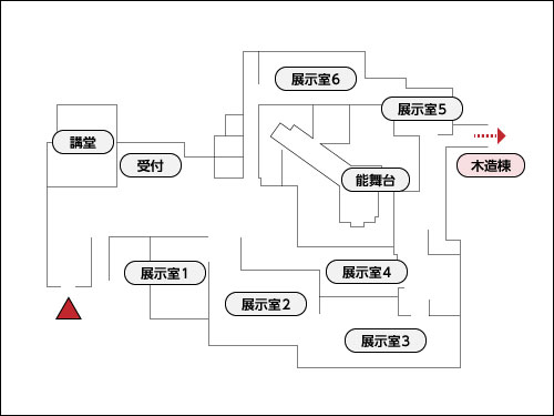 彦根城博物館の見取り図
