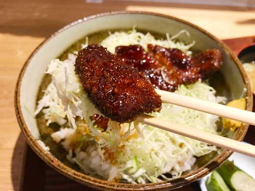 ソースカツとごはん