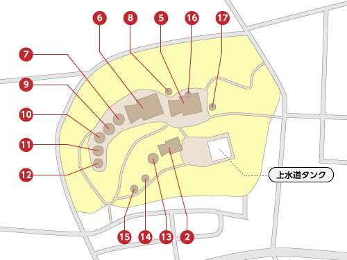 末寺山古墳群マップ