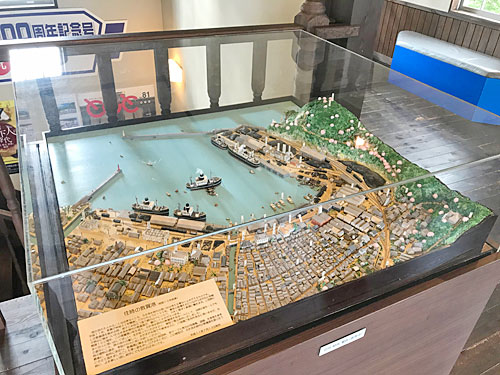 昭和10年前後の敦賀のジオラマ