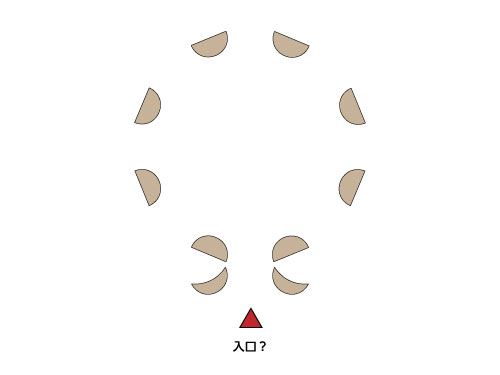 環状木柱列の柱配置