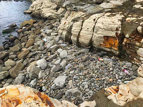 製塩遺跡の入り江