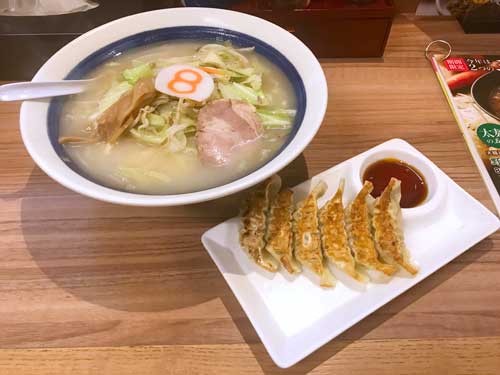 8番らーめん 野菜らーめん(塩)