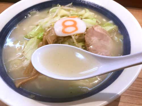 野菜らーめんのスープ