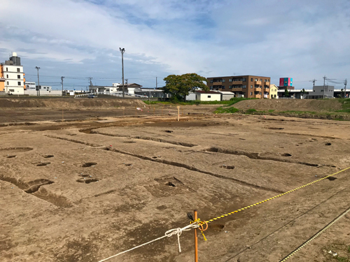 田尻ジッタ遺跡の全景