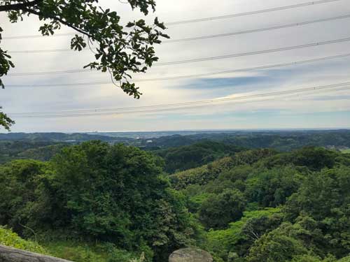 主郭からの眺め