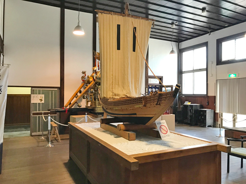 みなとつるが山車会館の別館展示室