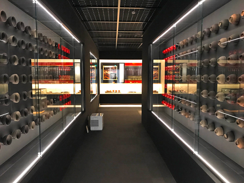 輪島塗のサンプル通路