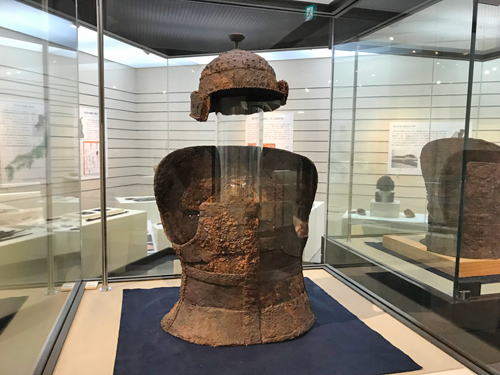 埴田後山無常堂古墳の鉄の甲冑