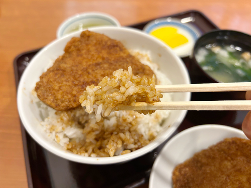 カツ丼のごはん