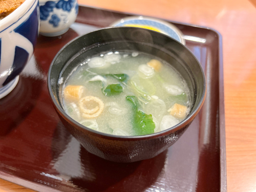 ヨーロッパ軒 みそ汁