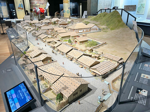 一乗谷の再現ジオラマ