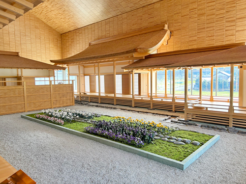一乗谷朝倉氏遺跡博物館の朝倉館原寸再現