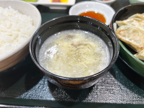 餃子のあひる 玉子スープ
